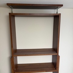 【受け渡し確定済】天井つっぱり本棚の画像