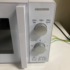電子レンジ ヤマダセレクト 2022年製 ymw-m17jw6 の画像
