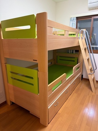 【取りにきてくださる方限定】 Granz グランツ　子ども二段ベッド(元値：148,500円)