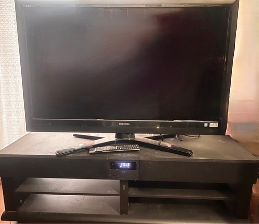 受付終了 TOSHIBA REGZA42インチ テレビボード