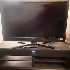 受付終了 TOSHIBA REGZA42インチ テレビボード
