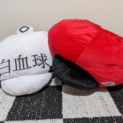 新品🍀はたらく細胞✨赤血球・白血球帽子の画像