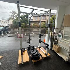 【ジ407】IROTEC パワーラック ジム トレーニング 筋ト...