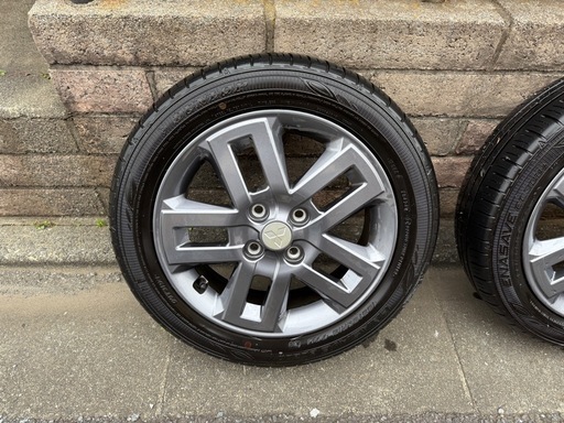 デリカミニ　純正アルミ　タイヤ　2024 三菱