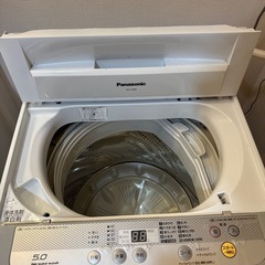 【美品】Panasonic 5.0kg全自動洗濯機の画像