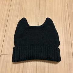 猫耳の毛糸帽子