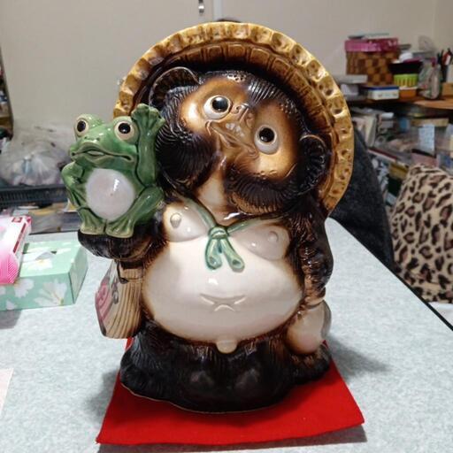信楽焼　たぬき置物