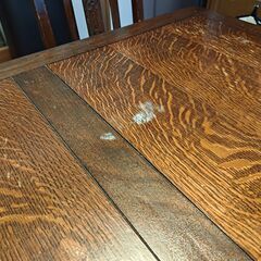 ダイニングセット 伸縮 英国アンティーク風 大塚家具の画像