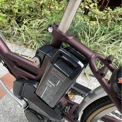ヤマハ 電動アシスト自転車 PAS CITY-V バーガンディ 24インチの画像
