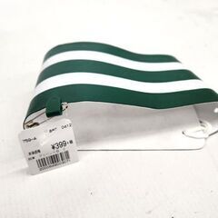 未使用品 ヘリア腕章 10個セット 759-A 緑×白 安全ピン付き グリーン ホワイト 札幌市 平岸店の画像