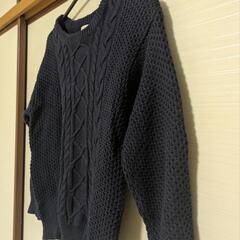 GUセーター　ネイビーの画像