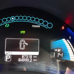 H28年式　日産リーフ低走行　10セグ　車検なしの画像
