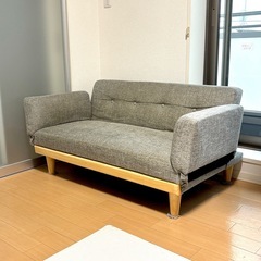 LOWYA ソファベッド 2人掛けの画像