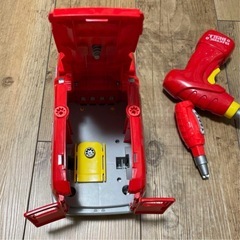 光りながら音が鳴る　消防車　組み立ての画像