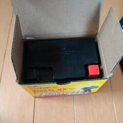 原付バイクのバッテリーの画像
