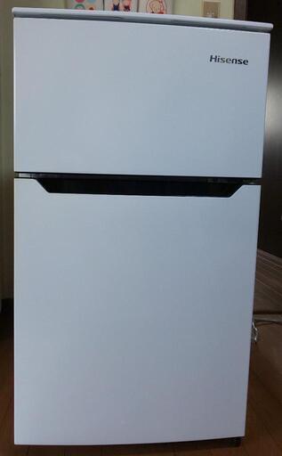 2ドア 冷凍冷蔵庫  Hisense 93L