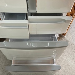 【愛品館江戸川店】保証充実 日立 2019年製 475L 6ドア冷凍冷蔵庫 R-F48M3の画像