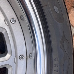 値下げ　ハイエース　Essex18インチアルミ　タイヤセットの画像