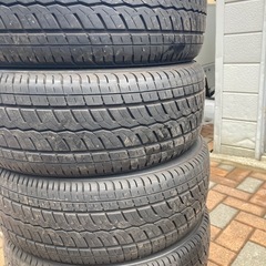 値下げ　ハイエース　Essex18インチアルミ　タイヤセットの画像