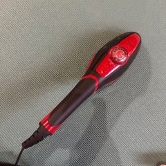 スチームQ ブラシヘアアイロン レッド美品