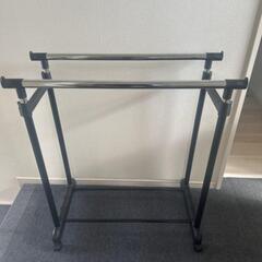 パイプハンガーラック　ダブル