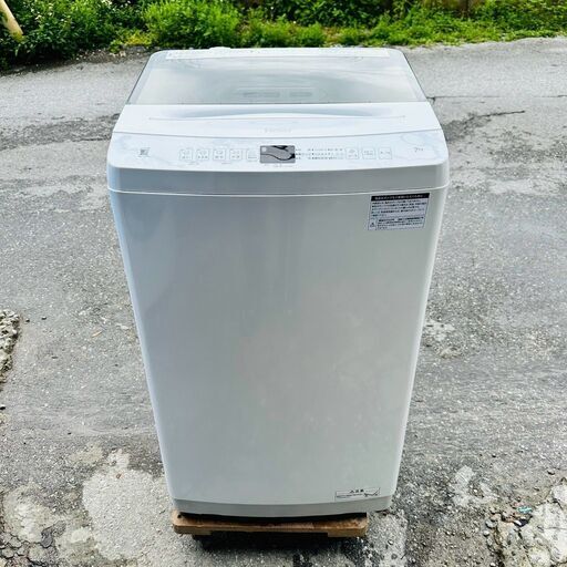 【❗️✨️美品✨️❗️】Haier JW-U70A　2022年製 7.0kg全自動洗濯機 省エネ設計\u0026時短機能付き！稼働品
