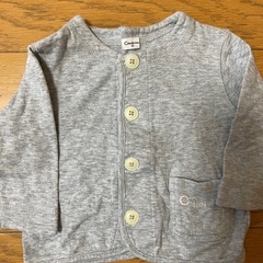 80サイズ　カーディガン　未使用パーカーの画像
