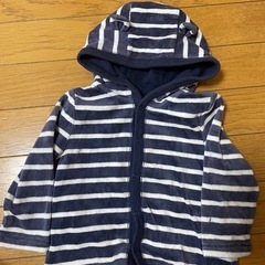 80サイズ　カーディガン　未使用パーカーの画像