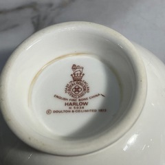☆値下げ☆A 2503-497 ロイヤルドルトン カップ&ソーサー2客 バラ売り不可 キズ 汚れ 色はげありの画像
