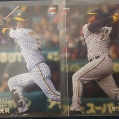 Calbee プロ野球チップスカード 2023 2024 阪神 9枚 バラ売り可の画像