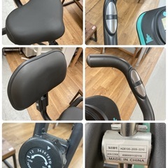 S280 ⭐ HAIGE ハイガー フィットネスバイク 心拍数メーター付き 折りたたみ式 コンパクト収納 負荷10段階 HG-QB-J917B USED 動作確認済 綺麗の画像