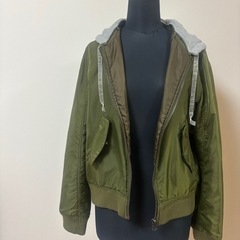 アロー　グリーンジップアップジャケット