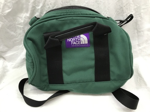 THE NORTH FACE/2WAYバッグ/グリーン×ブラック/キャンバス