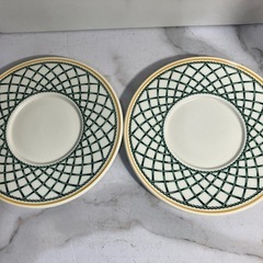 ☆値下げ☆A2503-498 villeroy&Boch basket カップ&ソーサー 2客 バラ売り不可 中古美品 の画像