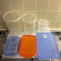 6点セット中古美品❣️樹脂容器
