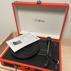 トランク型レコードプレーヤーの画像