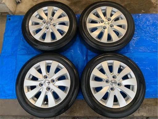 日産　純正アルミホイール　BRIDGESTONE 155/65R14