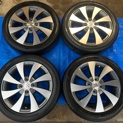 スズキ　純正アルミホイール　165/55R15 サマータイヤ
