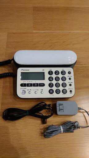 電話機 Pioneer TF-SD15S-PW 電話機 固定電話 パイオニア