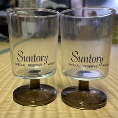 サントリー足付きグラス