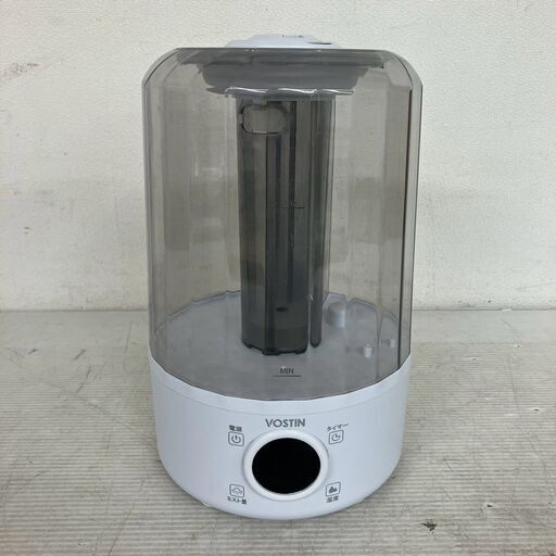【VOSTIN】加湿器 SP-403B 家庭用 PSEマーク ホワイト 動作確認済 タイマー付 4L おやすみモード 上部給水口 乾燥対策 生活家電 Y1118