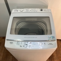 アクア洗濯機 8kg 2021年製
の画像
