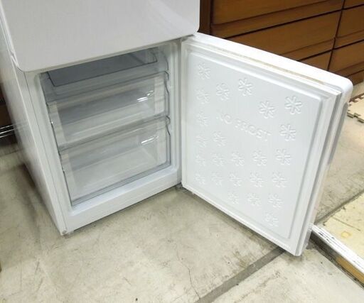 Haier 148L 2ドア冷蔵庫 JR-NF148A 白 2018年製 ハイアール 冷蔵庫 キッチン家電 100Lクラス 札幌市東区 新道東店