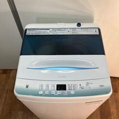 ハイアール洗濯機 5.5kg 2021年製の画像
