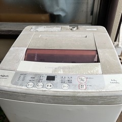 【外用】一人暮らし用洗濯機【AQUA】の画像