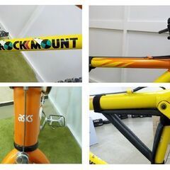 希少 長期保管品 組立品 asics アシックス マウンテンバイク ROCK MOUNT 26インチ miyata ミヤタ 黄色×白×オレンジ デッドストック 札幌市 豊平区 西岡の画像