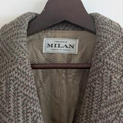 予約者あり　美品 MILAN TOKYO　ミラン　ウールジャケット　ブレザー　チェック柄の画像