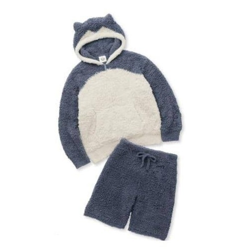 ジェラート ピケ HOMME カビゴンパーカ&ハーフパンツセット　メンズM & フリーサイズ