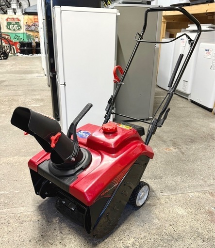 札幌市内配送無料 美品 ワキタ MEIHO スノーブロワ エンジン式小型除雪機 スコッピー MSB18 動作良好