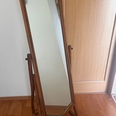 ラタンの姿見鏡、ミラー